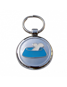 La Boutique à Pierrot - Médaille gravée pour chien modèle Gamelle 2,5 cm