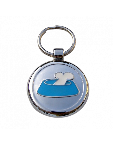 La Boutique à Pierrot - Médaille gravée pour chien modèle Gamelle 2,5 cm