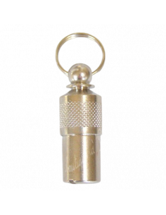 La Boutique à Pierrot - tube d'identité chromé pour chien