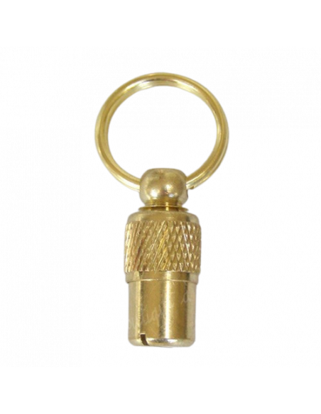 La Boutique à Pierrot - tube d'identité doré pour chien