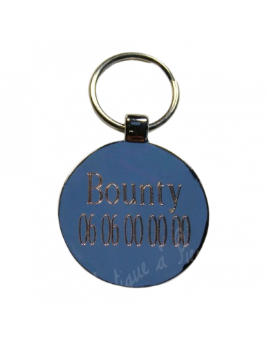 Médaille pour chien "Trèfle" 2,5cm -...