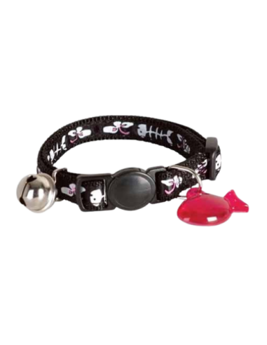 La Boutique à Pierrot - Collier pour chat Hunter noir