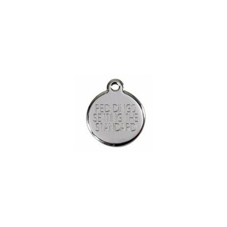 Médaille pour chien Red-Dingo Yin Yang en 3cm - La Boutique à Pierrot