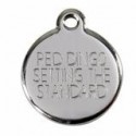 Médaille pour chien Red-Dingo Yin Yang en 3cm - La Boutique à Pierrot