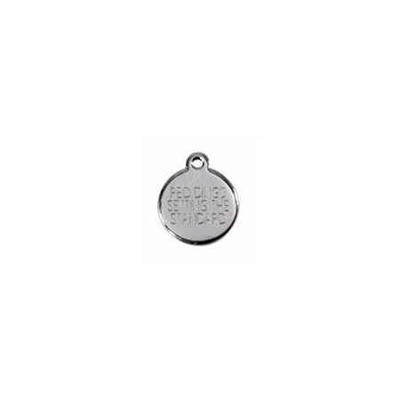 Médaille pour chat Red Dingo fer à cheval noir 2cm - La Boutique à Pierrot