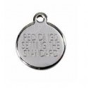 Médaille pour chat Red Dingo fer à cheval noir 2cm - La Boutique à Pierrot