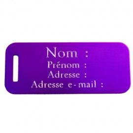 Plaque adresse pour cage et box de voyage, chien et chat