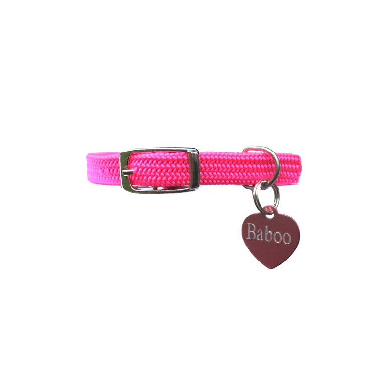 Collier Et Medaille Cœur Pour Chat Rose La Boutique A Pierrot Collier Et Medaille Cœur Pour Chat Rose La Boutique A Pierrot