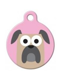 La Boutique à Pierrot _ Médaille pour Chien façon BD, version Mâle et Femelle