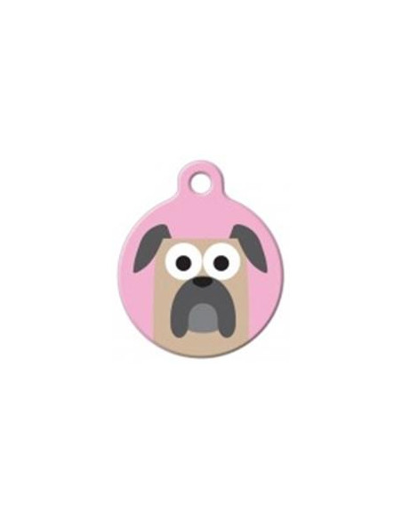 La Boutique à Pierrot _ Médaille pour Chien façon BD, version Mâle et Femelle